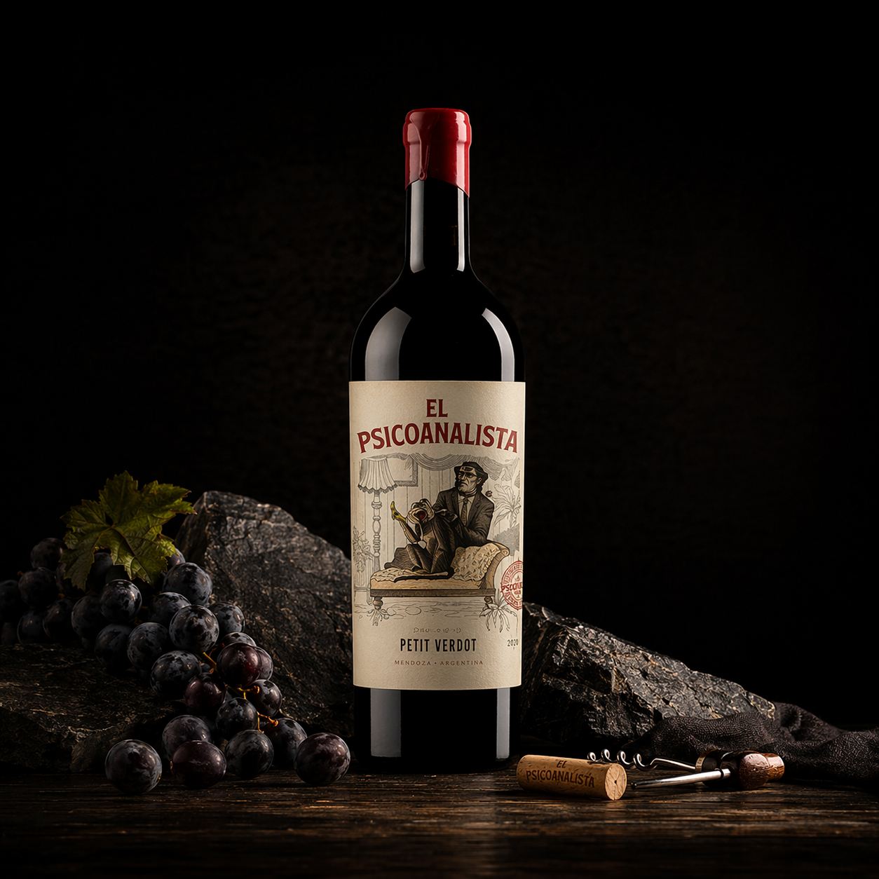 Vino El Psicoanalista Petit Verdot 750 ml