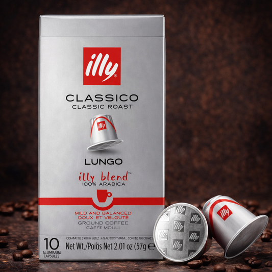 Cápsulas Illy Classico Lungo 100% Arábica x10 (Compatibles Nespresso)