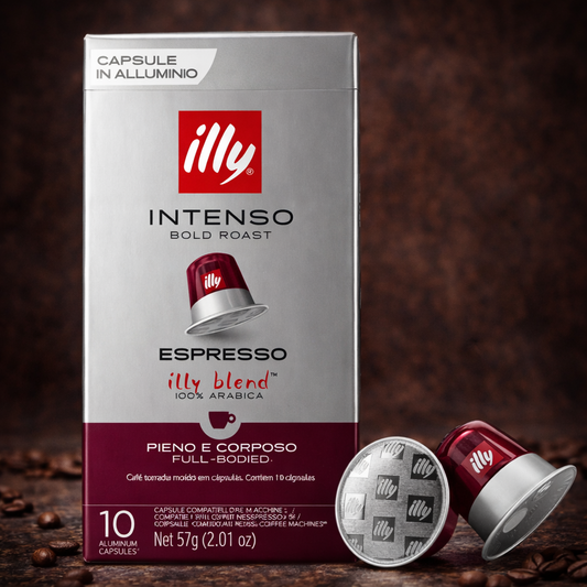 Cápsulas Illy Intenso Espresso 100% Arábica x10 (Compatibles Nespresso)