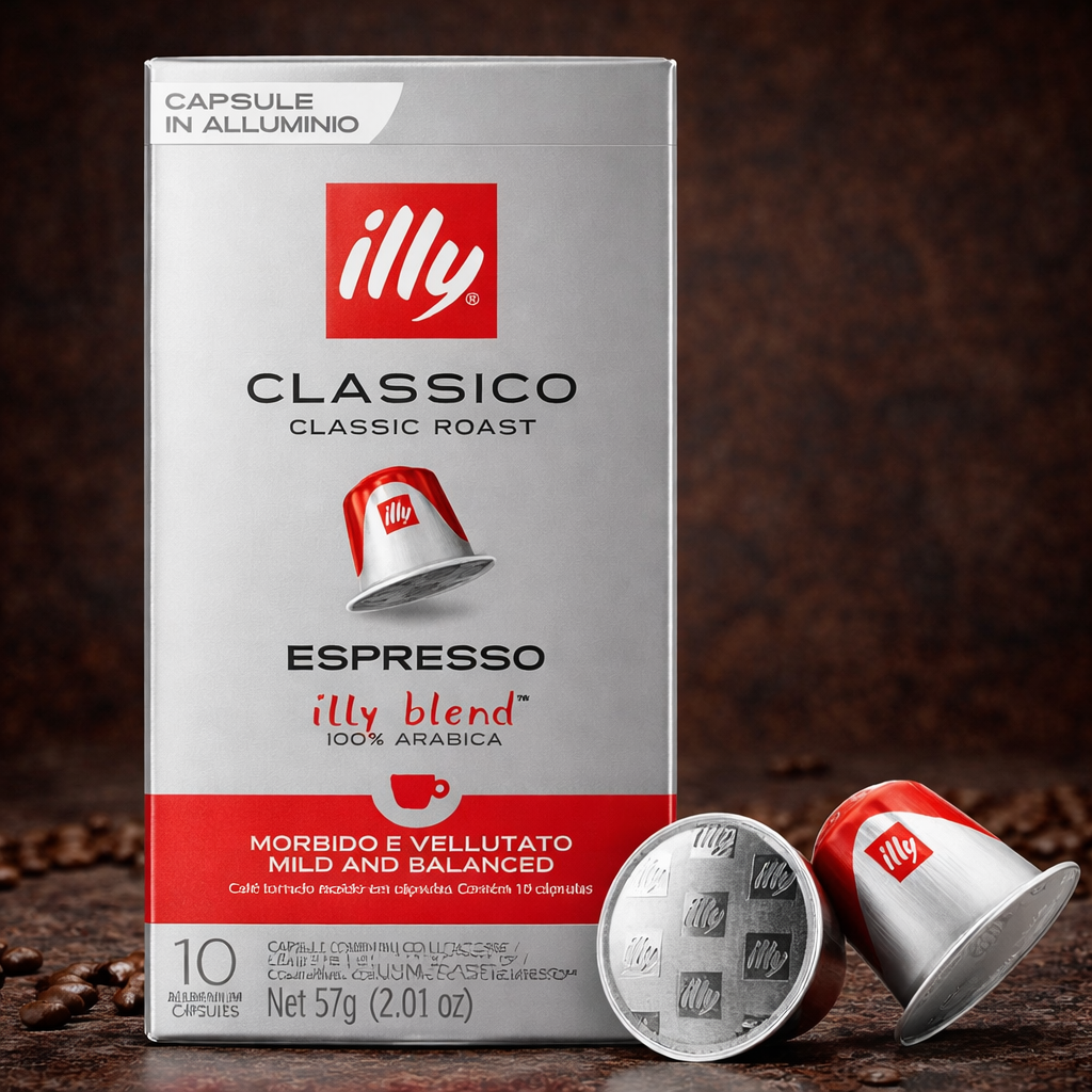 Cápsulas Illy Classico Espresso 100% Arábica x10 (Compatibles Nespresso)