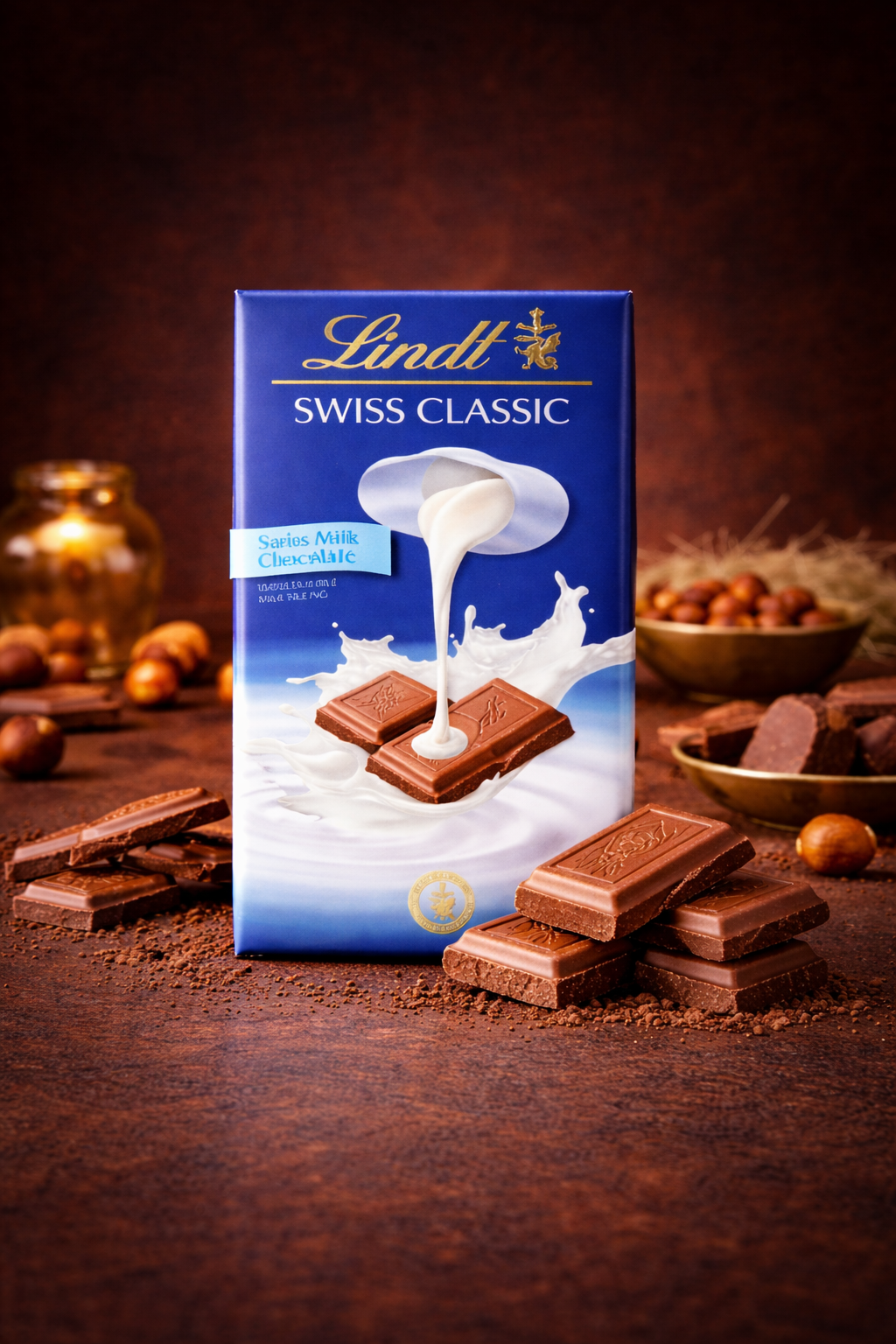 Lindt Swiss Classic Milk 100 Gr