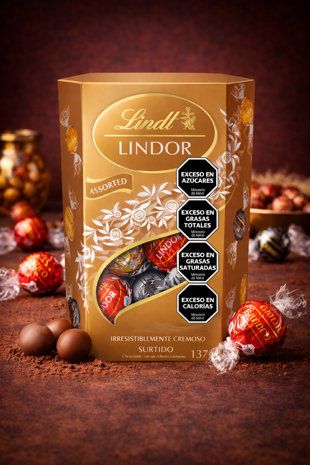 Lindt Lindor Assorted Chocolate 137 Gr
