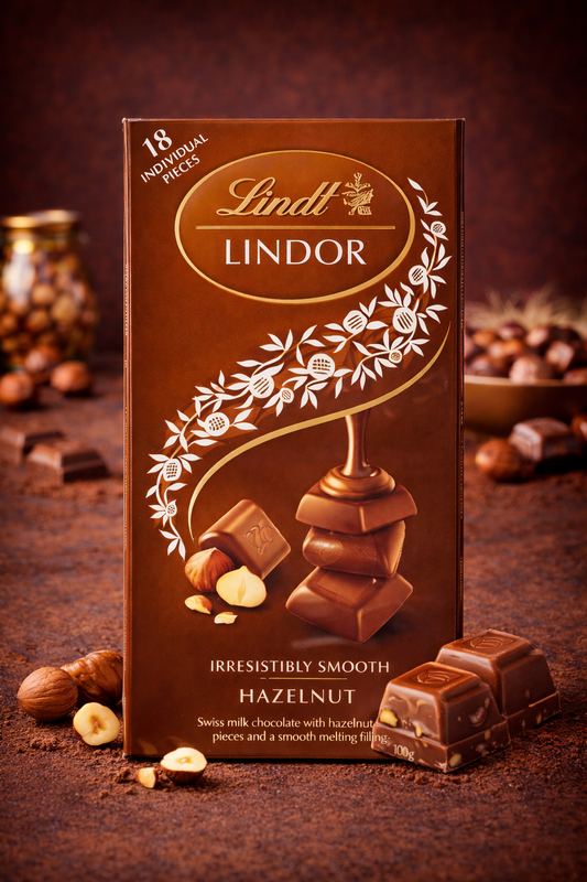 Lindt Lindor Hazelnut 100 Gr