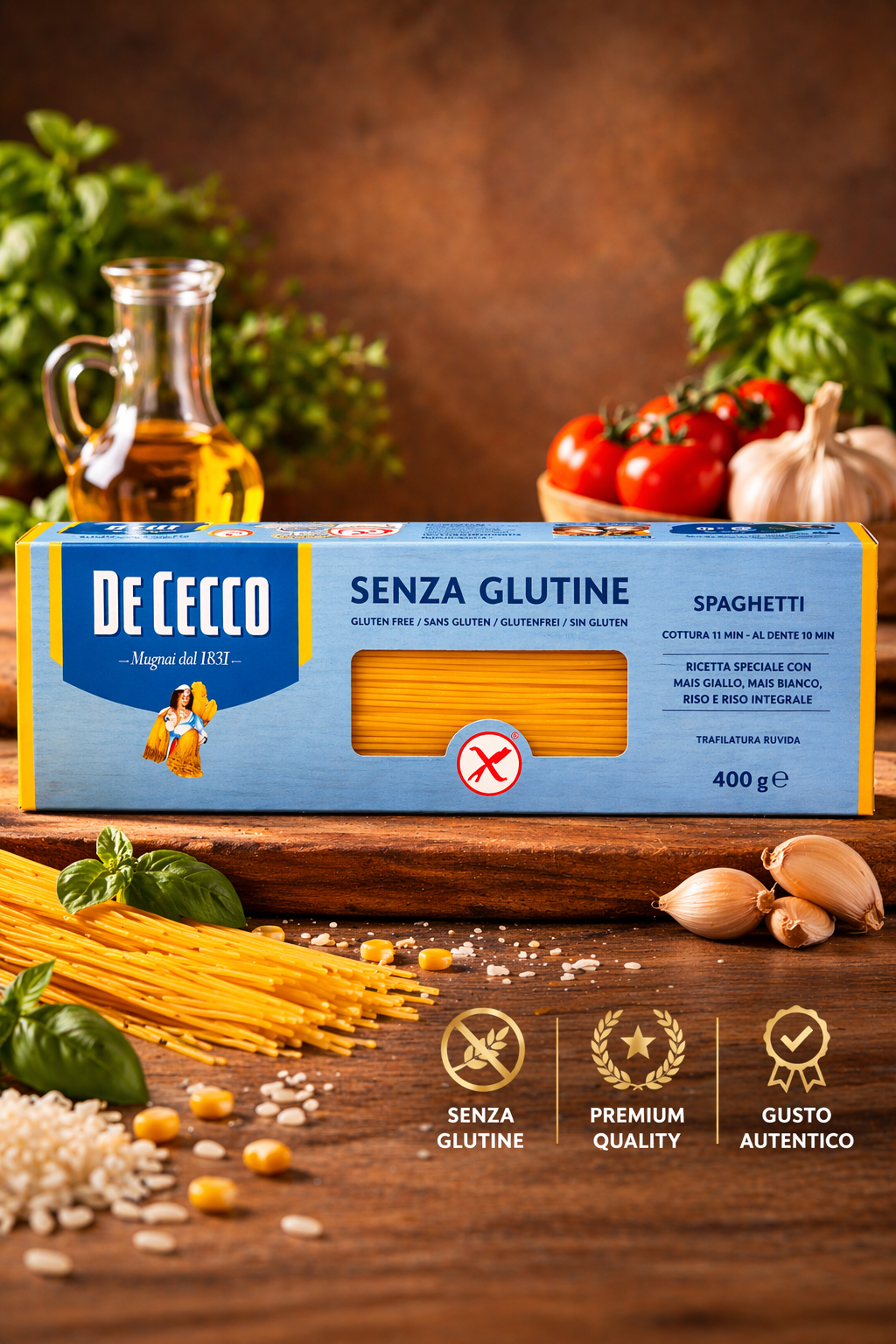 De Cecco Spaghetti Sin Gluten 400 Gr