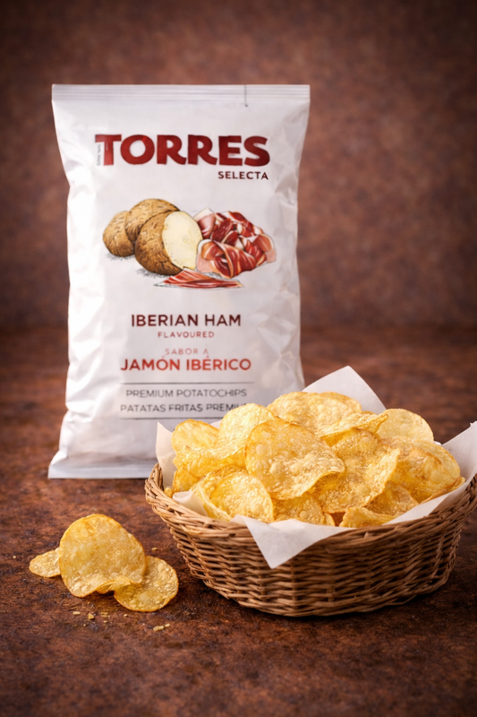 Papas Fritas Torres Selecta Sabor Jamón Ibérico 150 Gr