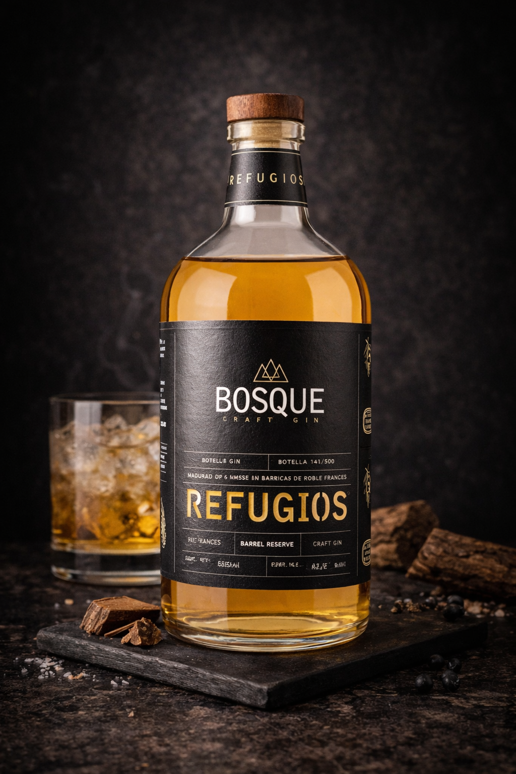 Gin Bosque Refugios Barrel Reserve 500 ml