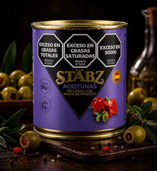 Aceitunas Rellenas con Pimiento STABZ 200g