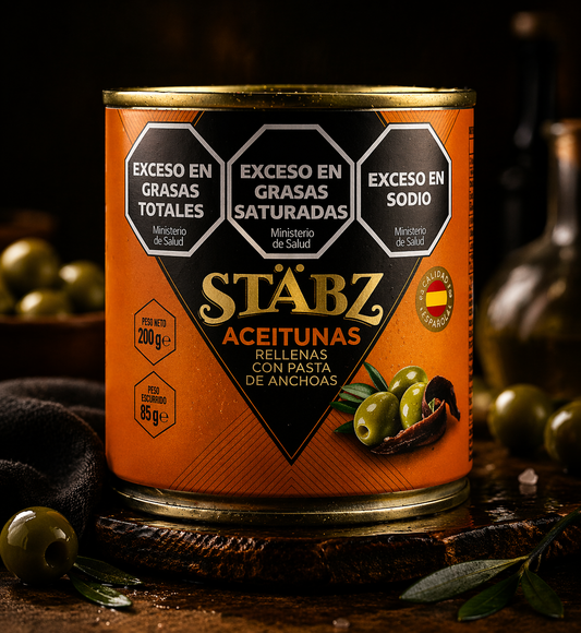 Aceitunas Rellenas con Anchoas STABZ 200g