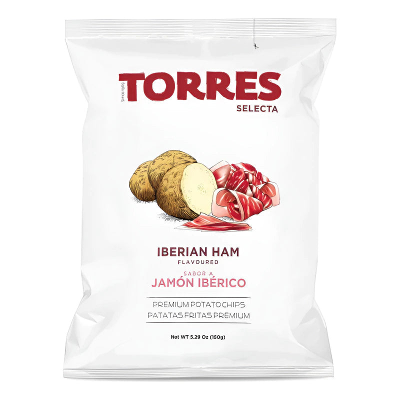 Papas Fritas Torres Selecta Sabor Jamón Ibérico 150 Gr