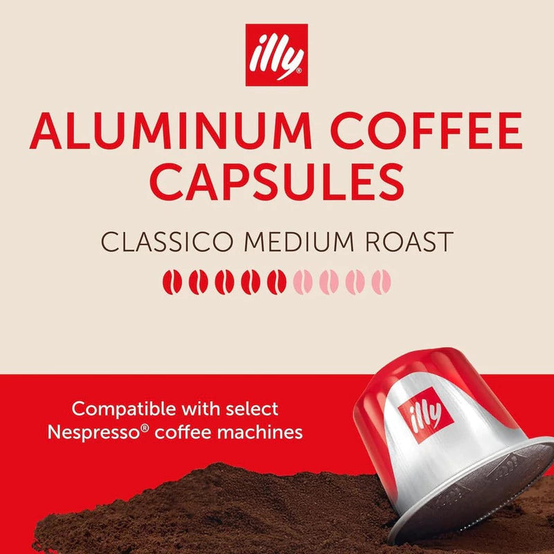 Cápsulas Illy Classico Espresso 100% Arábica x10 (Compatibles Nespresso)