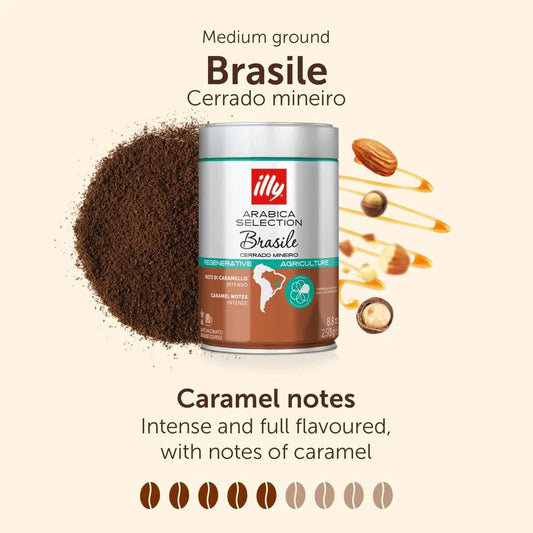 Café en Grano Illy Arabica Selection Brasile Cerrado Mineiro 250g