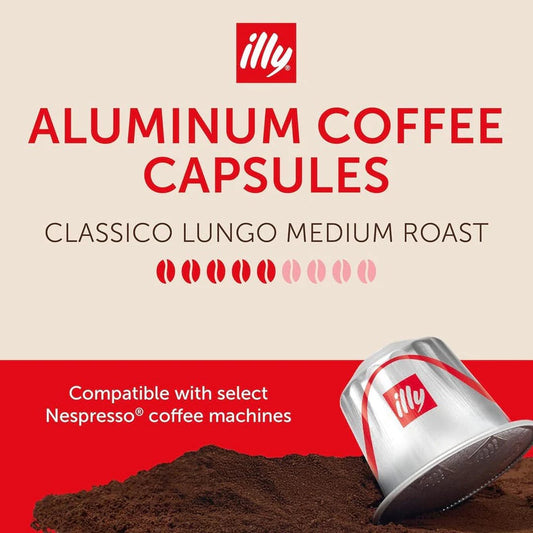 Cápsulas Illy Classico Lungo 100% Arábica x10 (Compatibles Nespresso)